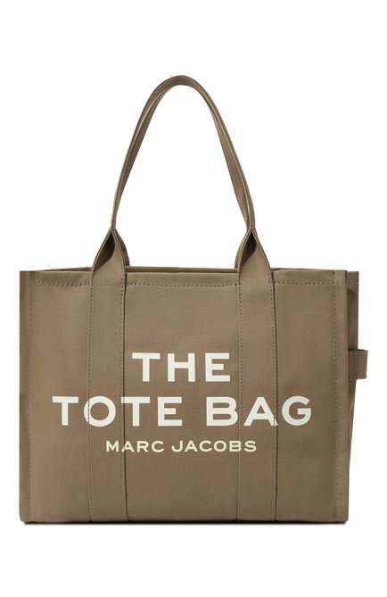 Женский сумка-шопер travel MARC JACOBS (THE) хаки цвета, арт. M0016156 | Фото 1 (Сумки-технические: Сумки-шопперы; Материал: Текстиль; Размер: large)