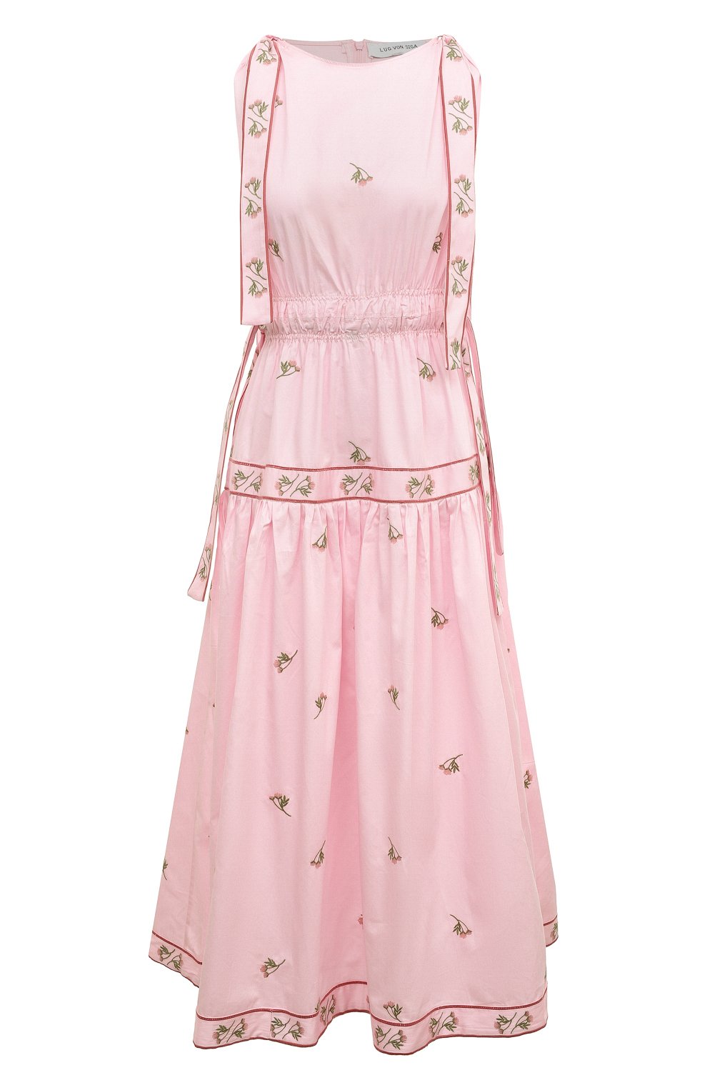 Фото Женское розовое платье LUG VON SIGA, арт. LVSSS2023122 Турция LVSSS2023122 