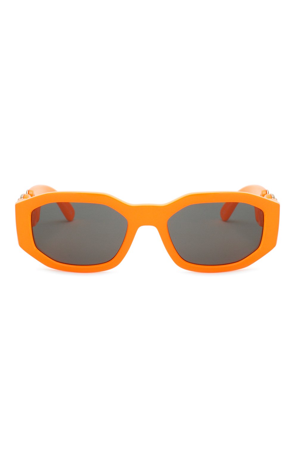 Женские солнцезащитные очки VERSACE оранжевого цвета, арт. 4361-532087 | Фото 3 (Кросс-КТ: С/з-унисекс; Региональные ограничения белый список (Axapta Mercury): RU; Тип очков: С/з; Оптика Гендер: оптика-унисекс; Очки форма: Прямоугольные)