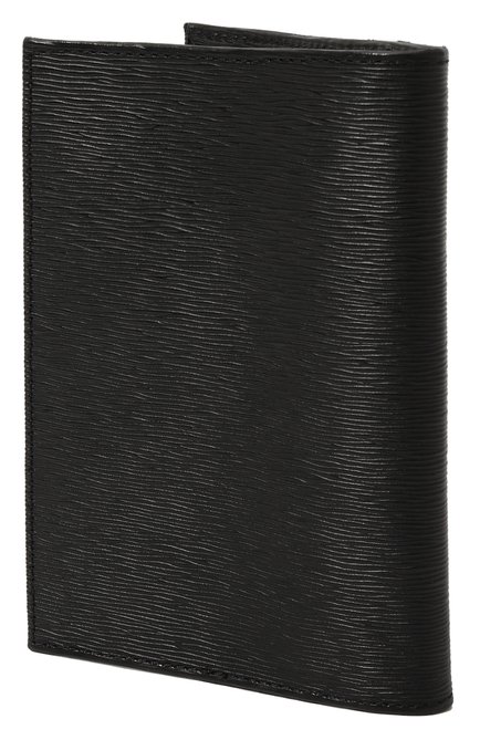 Мужской кожаная обложка для паспорта KITON черного цвета, арт. UPPASSN00815 | Фото 2 (Материал сплава: Проставлено; Материал: Натуральная кожа; Нос: Не проставлено)