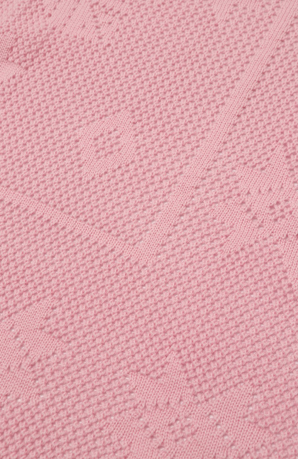 Детского шерстяной плед WOOL&COTTON розового цвета, арт. VMLPL- К | Фото 2 (Материал: Текстиль, Шерсть; Материал сплава: Проставлено; Нос: Не проставлено)