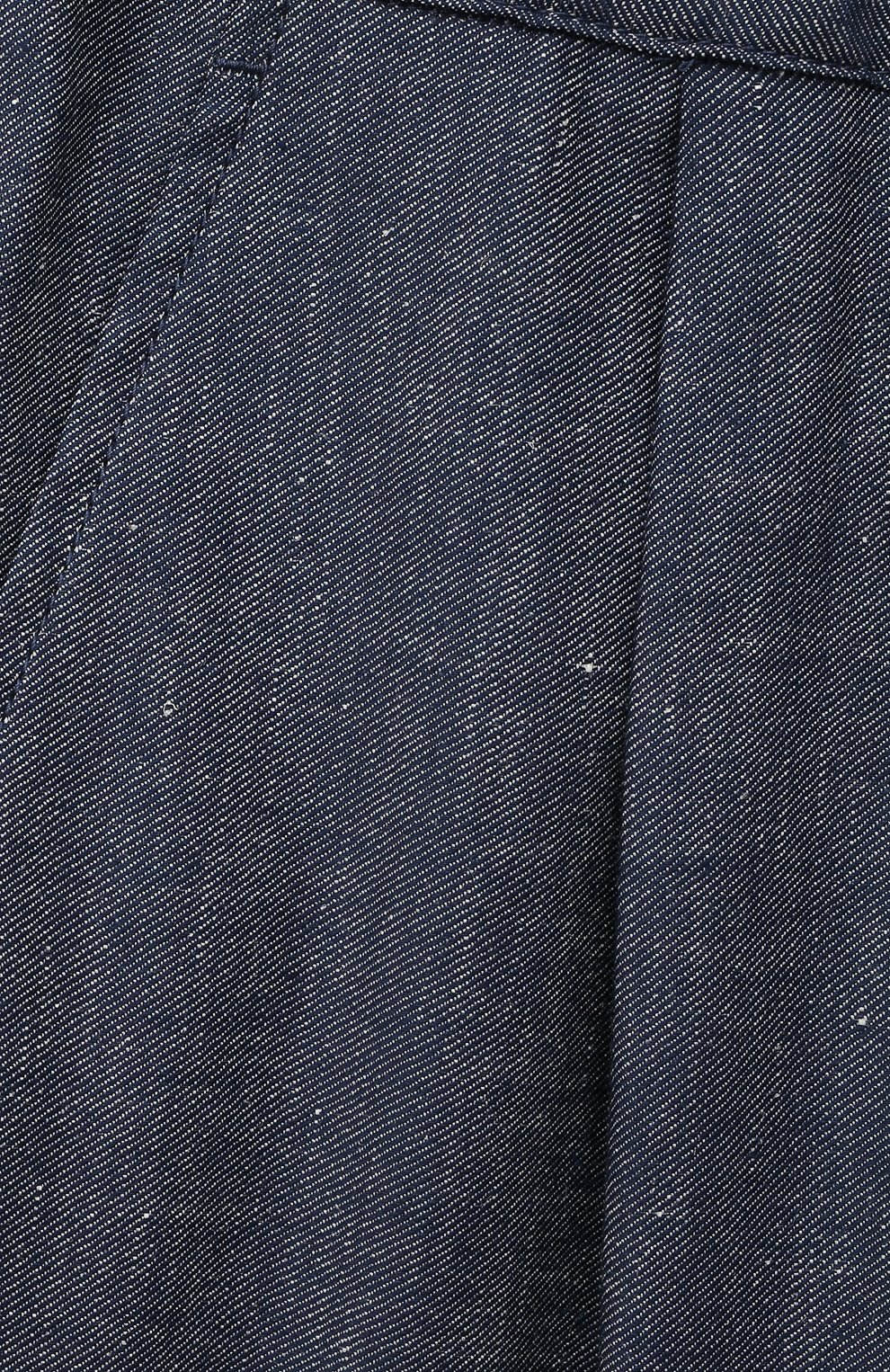 Детские брюки изо льна и хлопка BRUNELLO CUCINELLI синего цвета, арт. BS457P503C | Фото 3 (Случай: Повседневный; Материал внешний: Хлопок, Лен)