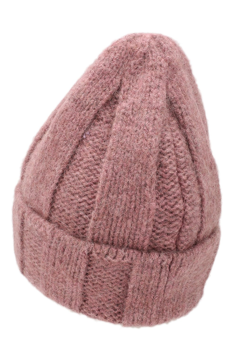 Женская шерстная шапка armel CANOE розового цвета, арт. 4923665 | Фото 2 (Материал: Текстиль, Шерсть; Статус проверки: Проверена категория)