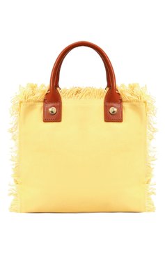 Женский сумка-шопер MELISSA ODABASH желтого цвета, арт. P0RT0 CERV0 | Фото 6 (Сумки-технические: Сумки-шопперы; Размер: medium; Материал сплава: Проставлено; Материал: Текстиль; Драгоценные камни: Проставлено)