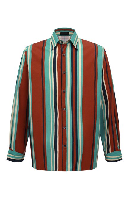 Мужская хлопковая рубашка PRADA разноцветного цвета по цене 145000 руб., арт. SC568-10EN-F0046-221 | Фото 1