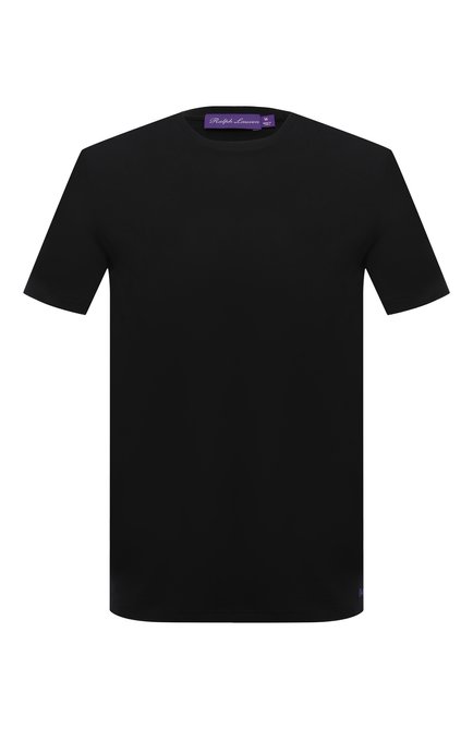 Мужская хлопковая футболка RALPH LAUREN черного цвета по цене 21800 руб., арт. 790508153 | Фото 1