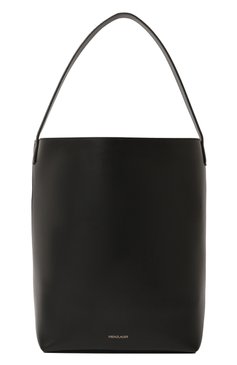 Женский сумка-тоут mami FRENZLAUER черного цвета, арт. MAMI/S0FT | Фото 1 (Сумки-технические: Сумки-шопперы; Материал: Натуральная кожа; Материал сплава: Проставлено; Драгоценные камни: Проставлено; Размер: large)