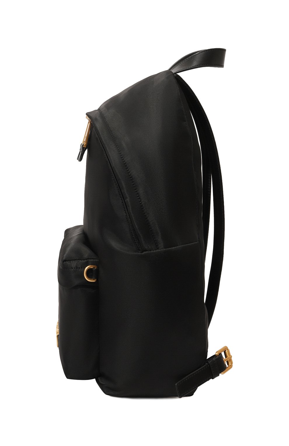 Женский рюкзак MOSCHINO черного цвета, арт. B7605/8202 | Фото 4 (Материал: Текстиль; Стили: Кэжуэл; Размер: large)