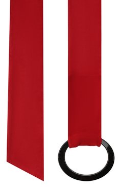 Женский кожаный ремень GIORGIO ARMANI красного цвета, арт. Y1I219/YTW6Y | Фото 2 (Материал: Натуральная кожа; Материал сплава: Проставлено; Нос: Не проставлено)
