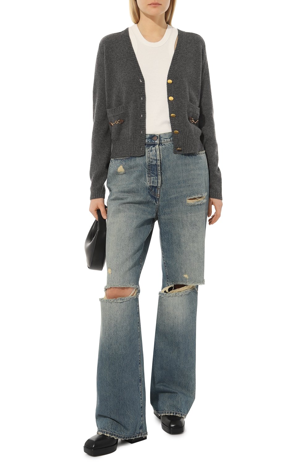 Кашемировый кардиган Gucci  628412 XKBH9 Фото 2