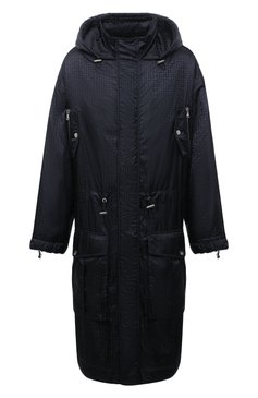 Мужская парка BALMAIN черного цвета, арт. WH1TJ031/X167 | Фото 1 (Кросс-КТ: Куртка; Рукава: Длинные; Материал внешний: Синтетический материал; Материал подклада: Синтетический материал; Длина (верхняя одежда): Длинные; Стили: Кэжуэл)