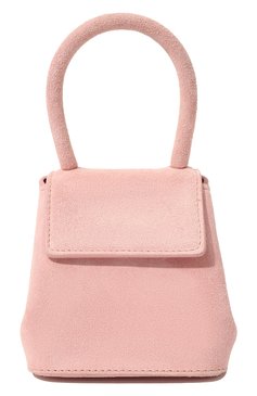Женская сумка liza mini RUBEUS MILANO розового цвета, арт. 014/18DMLSUBP | Фото 1 (Материал: Натуральная кожа; Материал сплава: Проставлено; Размер: mini; Ремень/цепочка: На ремешке; Драгоценные камни: Проставлено)