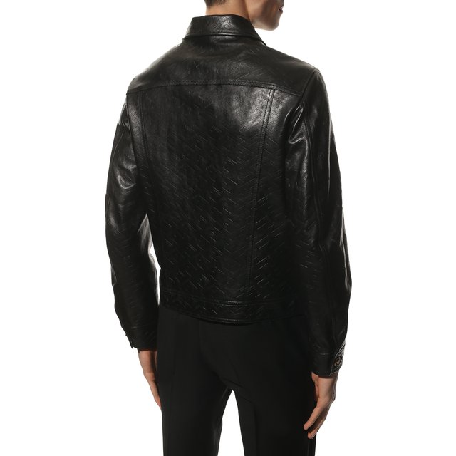 фото Кожаная куртка versace