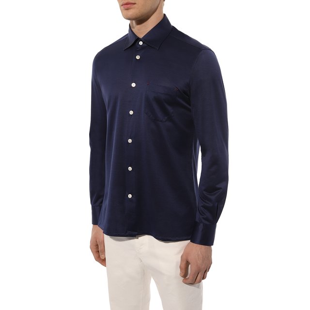 фото Хлопковая рубашка kiton