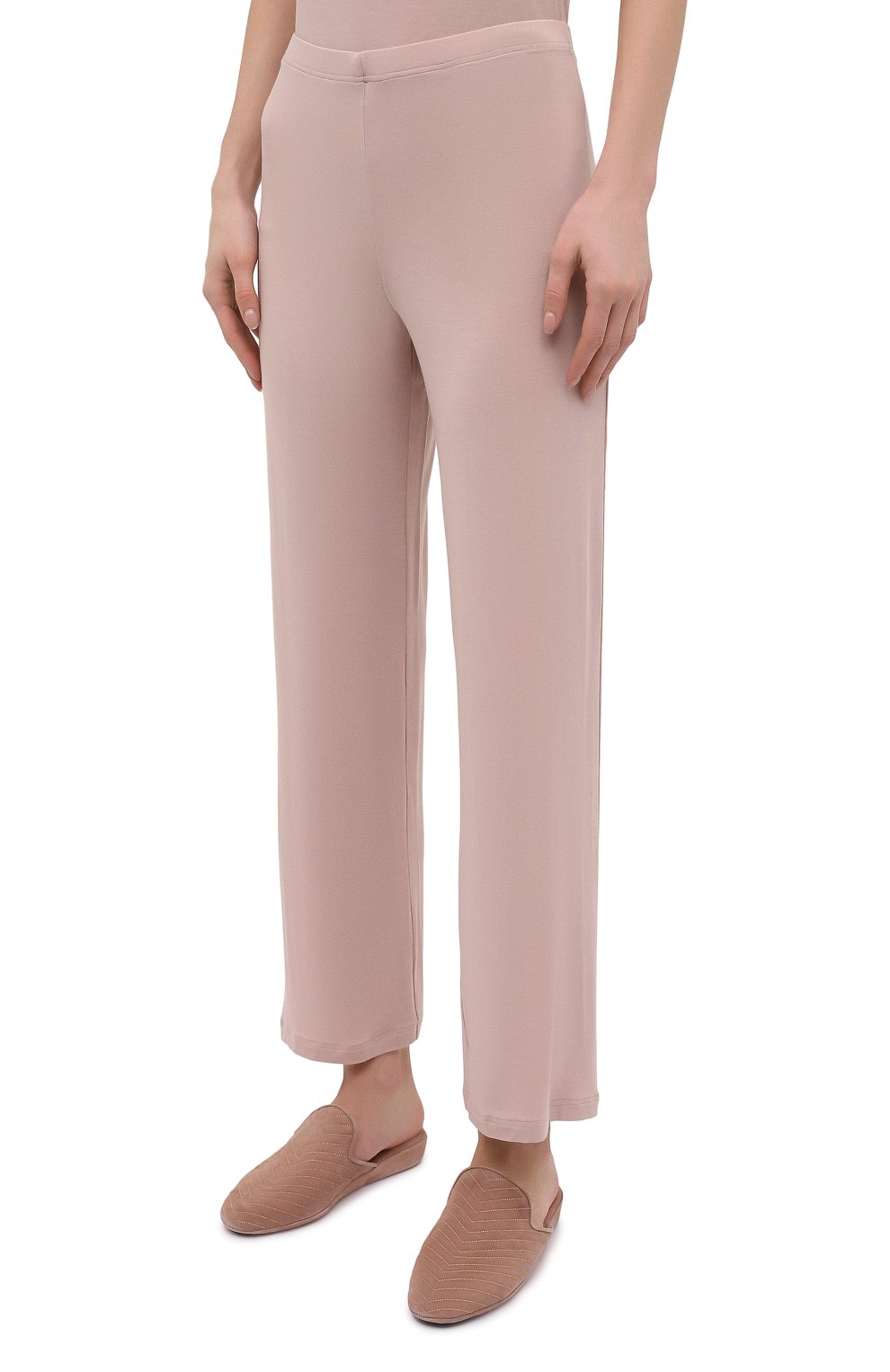 Женская пижама GIANANTONIO PALADINI светло-розового цвета, арт. S11TP02 | Фото 4 (Длина Ж (юбки, платья, шорты): Мини; Длина (брюки, джинсы): Стандартные; Рукава: Короткие; Материал внешний: Синтетический материал; Длина (для топов): Стандартные)