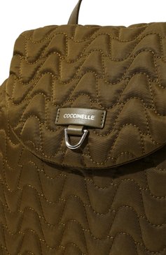Женский рюкзак blair COCCINELLE хаки цвета, арт. E1 M76 14 01 01 | Фото 3 (Материал: Текстиль; Стили: Кэжуэл; Размер: large)
