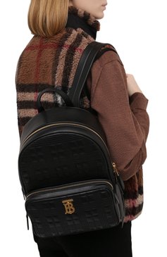 Женский рюкзак tb BURBERRY черного цвета, арт. 8019601 | Фото 2 (Размер: medium; Материал: Натуральная кожа; Статус проверки: Проверено, Проверена категория; Стили: Кэжуэл)