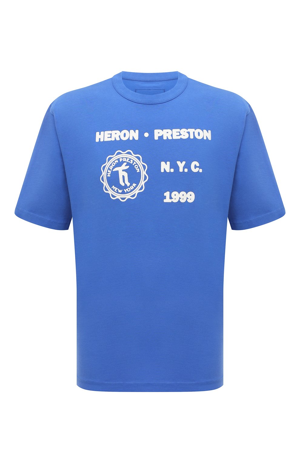 Хлопковая футболка Heron Preston HMAA032F22JER006