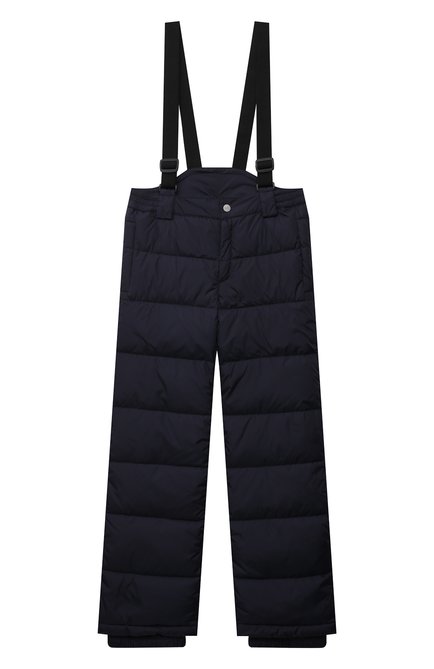 Детский пуховые брюки HERNO синего цвета по цене 46300 руб., арт. PI0061B/12004/10A-14A | Фото 1