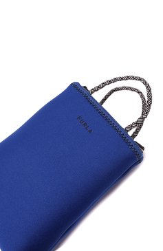 Женский сумка furla ginger mini FURLA синего цвета, арт. WE00337/BX0893 | Фото 2 (Сумки-технические: Сумки-шопперы; Размер: mini; Ремень/цепочка: На ремешке; Материал: Текстиль)