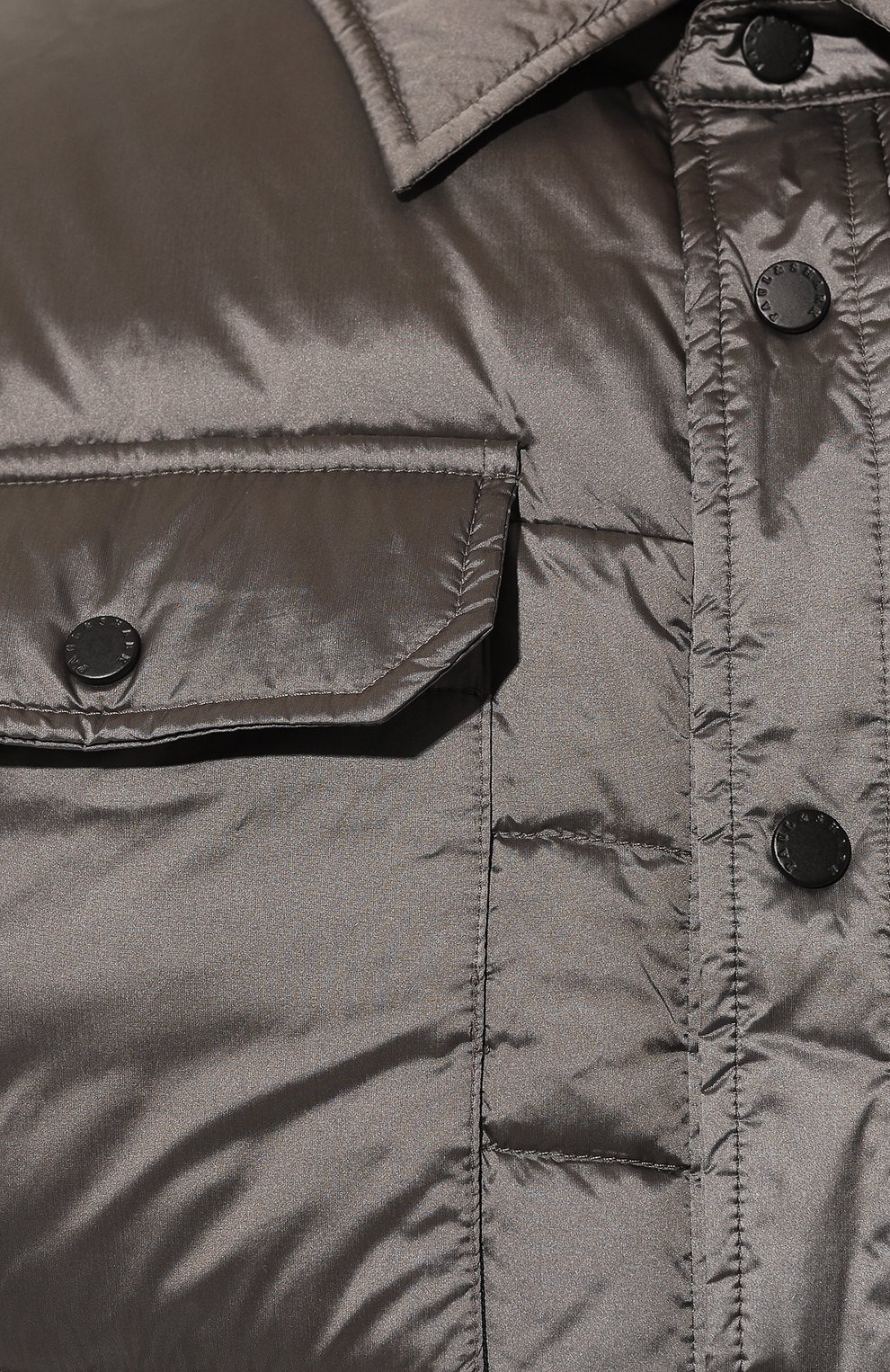 Мужская пу ховая куртка PAUL&SHARK серого цвета, арт. 13312153 | Фото 5 (Кросс-КТ: Куртка; Рукава: Длинные; Материал внешний: Синтетический материал; Материал сплава: Проставлено; Мужское Кросс-КТ: Куртка-пуховая; Материал подклада: Синтетический материал; Драгоценные камни: Проставлено; Длина (верхняя одежда): Короткие; Материал утеплителя: Пух и перо; Стили: Кэжуэл)