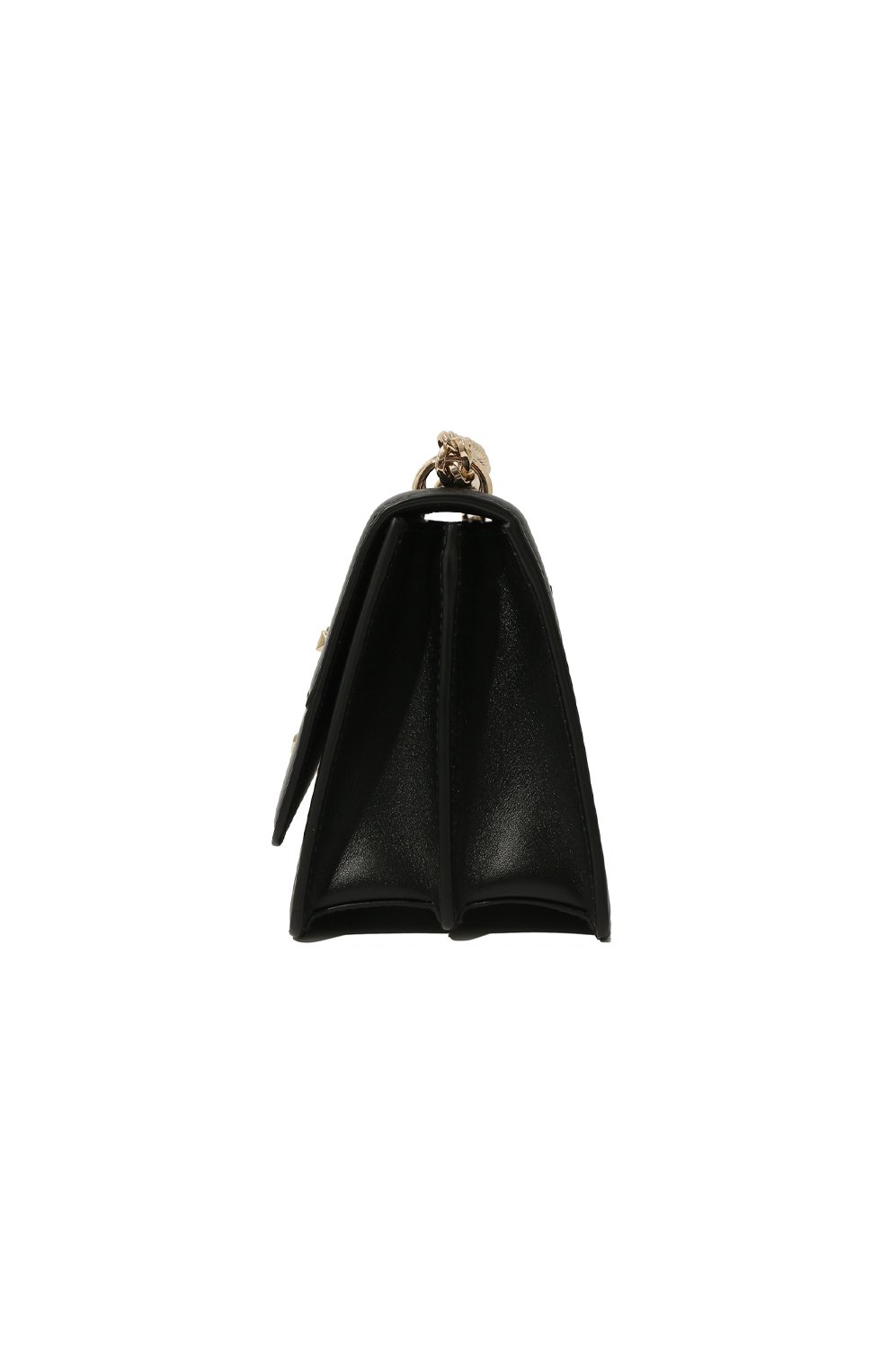 Женская сумка varenne JIMMY CHOO черного цвета, арт. VARENNESHOULDER/MDAW | Фото 4 (Сумки-технические: Сумки top-handle; Материал: Натуральная кожа; Ремень/цепочка: На ремешке; Размер: small)