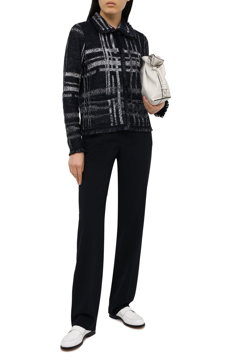 Жакет из шерсти и вискозы Giorgio Armani  6HAG04/AM21Z Фото 2