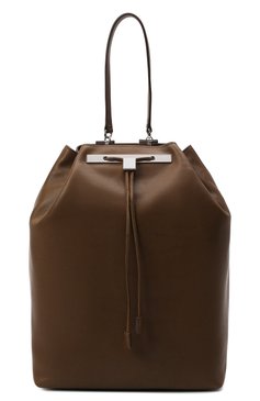 Женский рюкзак THE ROW коричневого цвета, арт. W1000L72 | Фото 1 (Размер: medium; Материал: Натуральная кожа; Стили: Кэжуэл)