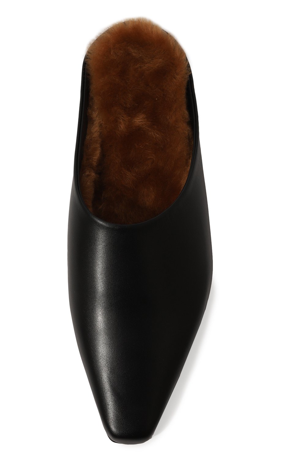 Женские кожаные сабо NEOUS черного цвета, арт. 00264A01 | Фото 6 ( Подошва: Платформа; Материал утеплителя: Натуральный мех; Материал сплава: Проставлено; Драгоценные камни: Проставлено)
