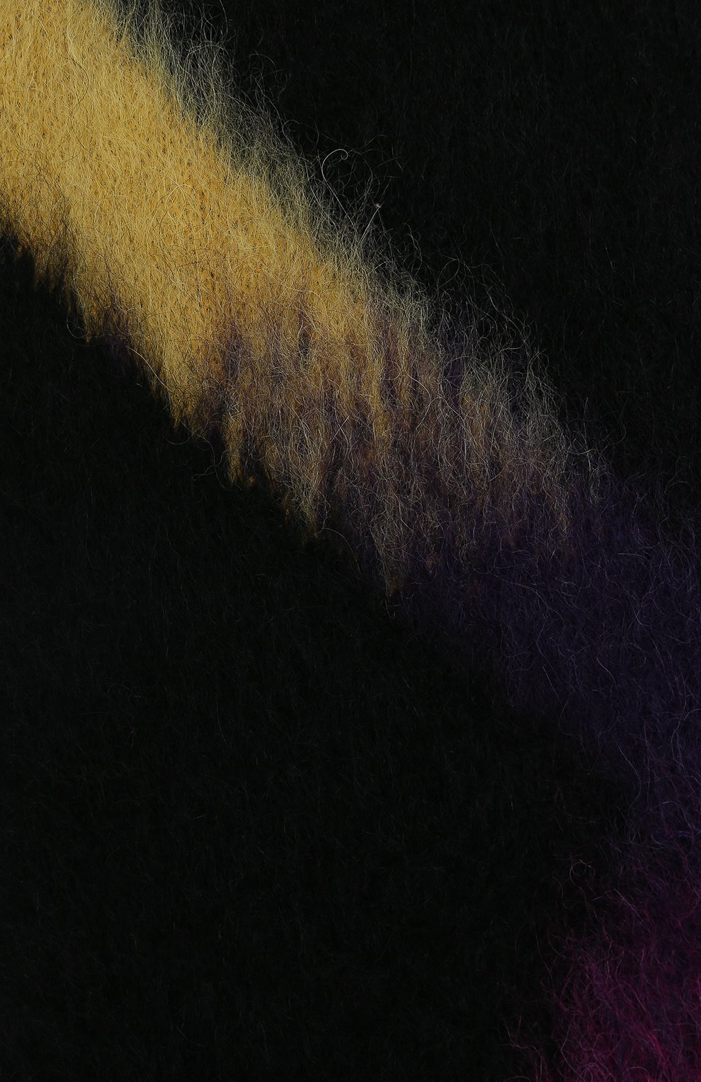 Женский шарф OFF-WHITE черного цвета, арт. 0WMA018E20KNI0011084 | Фото 2 (Материал: Текстиль, Шерсть, Синтетический материал)