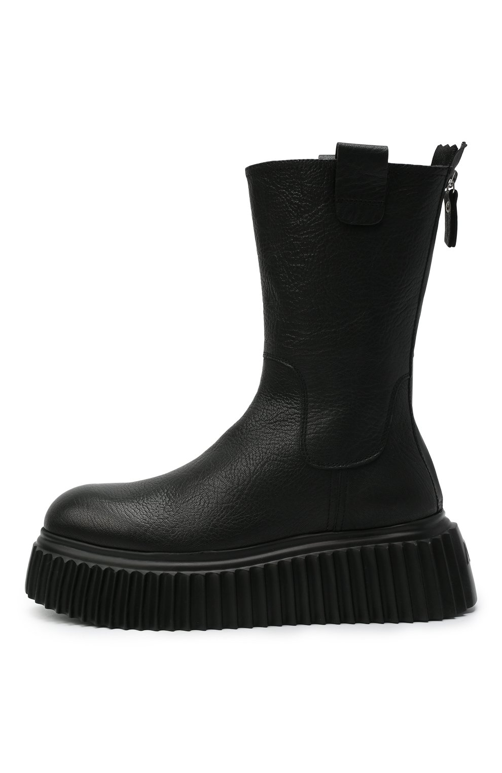 Женские черные кожаные ботинки AGL купить в интернет-магазине ЦУМ, арт.D751503PGKI0121013