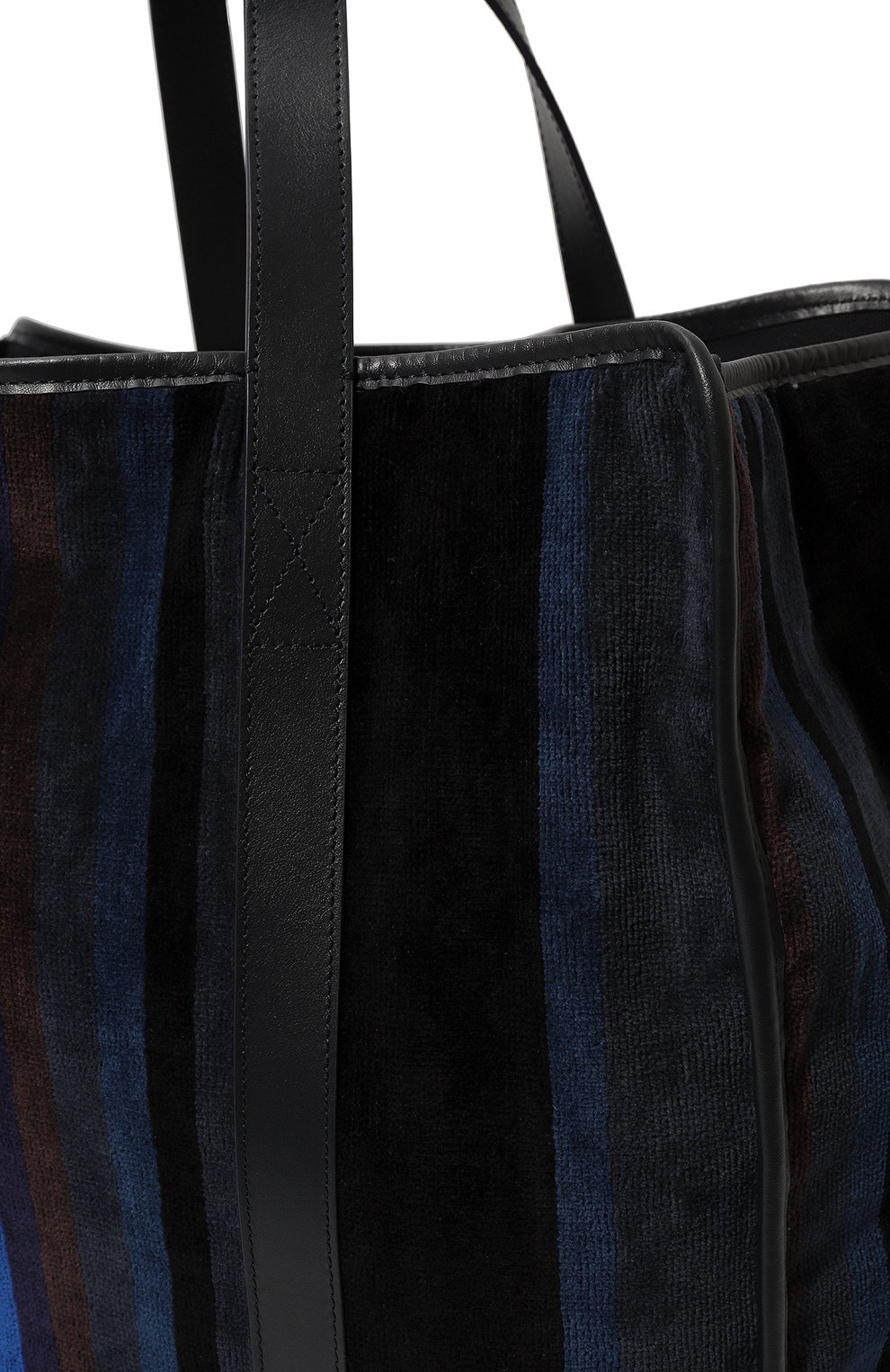 Мужская текстильная пляжная сумка MISSONI темно-синего цвета, арт. 1C30G00017/150 | Фото 3 (Материал сплава: Проставлено; Материал: Текстиль; Драгоценные камни: Проставлено; Размер: large)