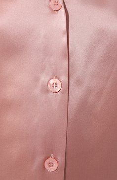 Женская шелковая пижама LA PERLA розового цвета, арт. 0020288 | Фото 7 (Материал внешний: Шелк; Материал сплава: Проставлено; Нос: Не проставлено)