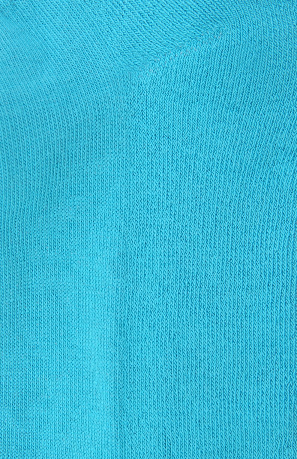 Женские хлопковые носки VERSACE голубого цвета, арт. 1001543/1A01189 | Фото 2 (Материал внешний: Хлопок)