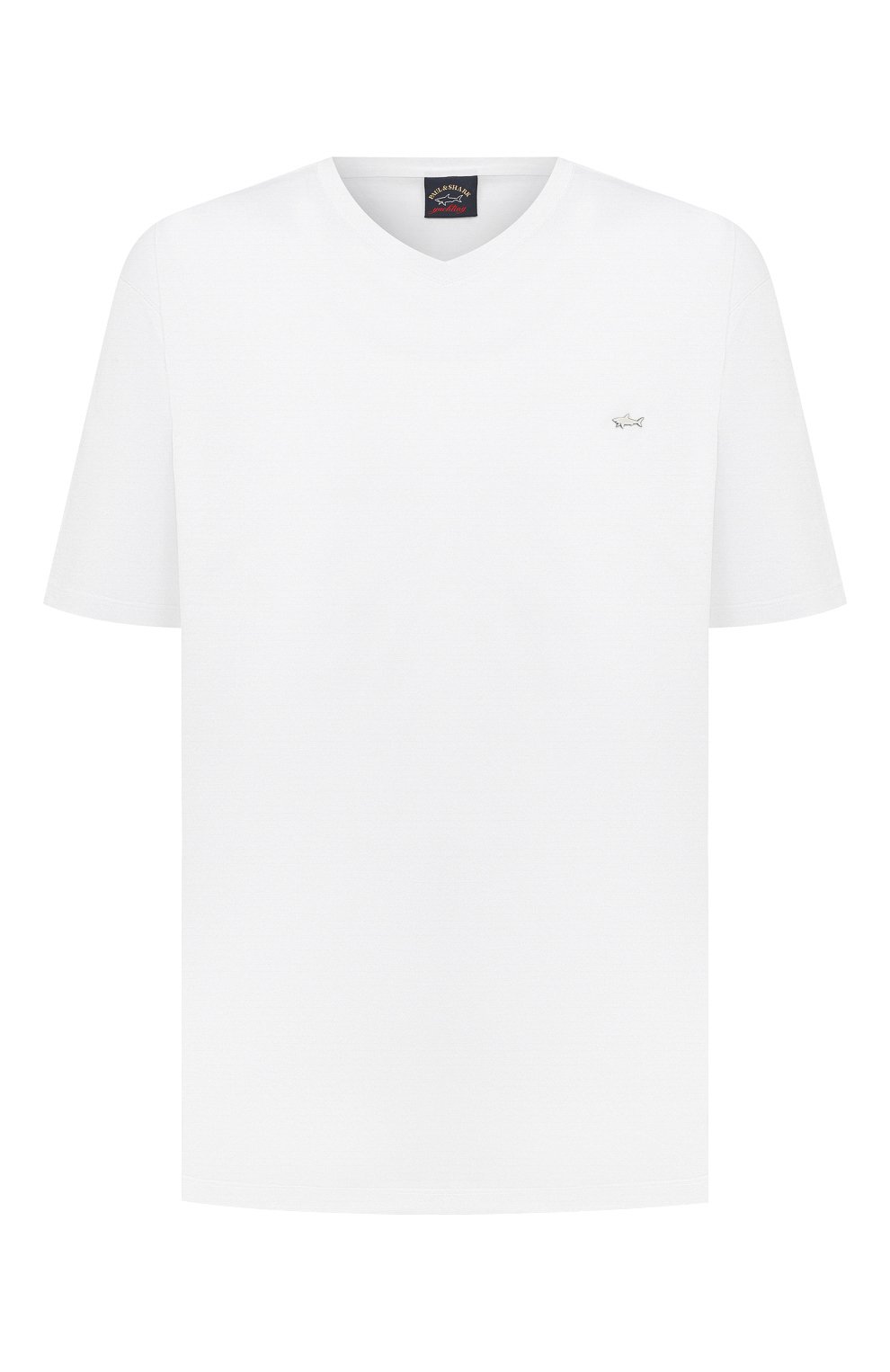 Хлопковая футболка Paul&Shark Белый 21411015/C00/3XL-6XL 5545341