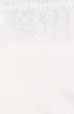 Детские хлопковые носки FALKE белого цвета, арт. 12121 | Фото 2 (Материал: Текстиль, Хлопок; Статус проверки: Проверена категория)