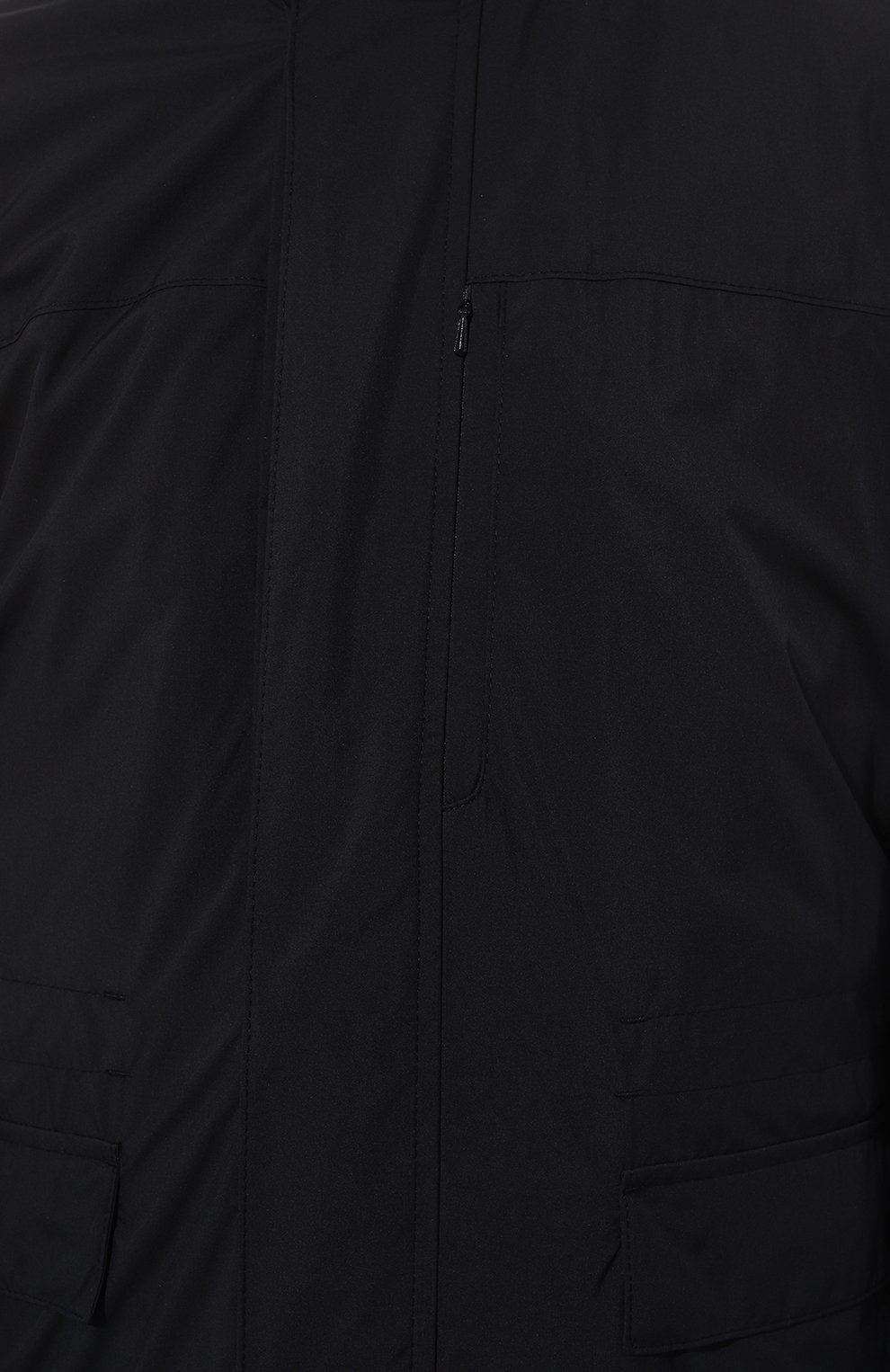 Мужская куртка CORNELIANI темно-синего цвета, арт. 9125F3-3120158 | Фото 6 (Кросс-КТ: Куртка, Ветровка; Рукава: Длинные; Материал внешний: Синтетический материал; Материал подклада: Синтетический материал, Хлопок; Длина (верхняя одежда): Короткие; Стили: Кэжуэл)