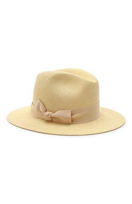 Женская шляпа INVERNI кремвого цвета, арт. 4463 CP | Фото 1 (Материал: Растительное волокно)