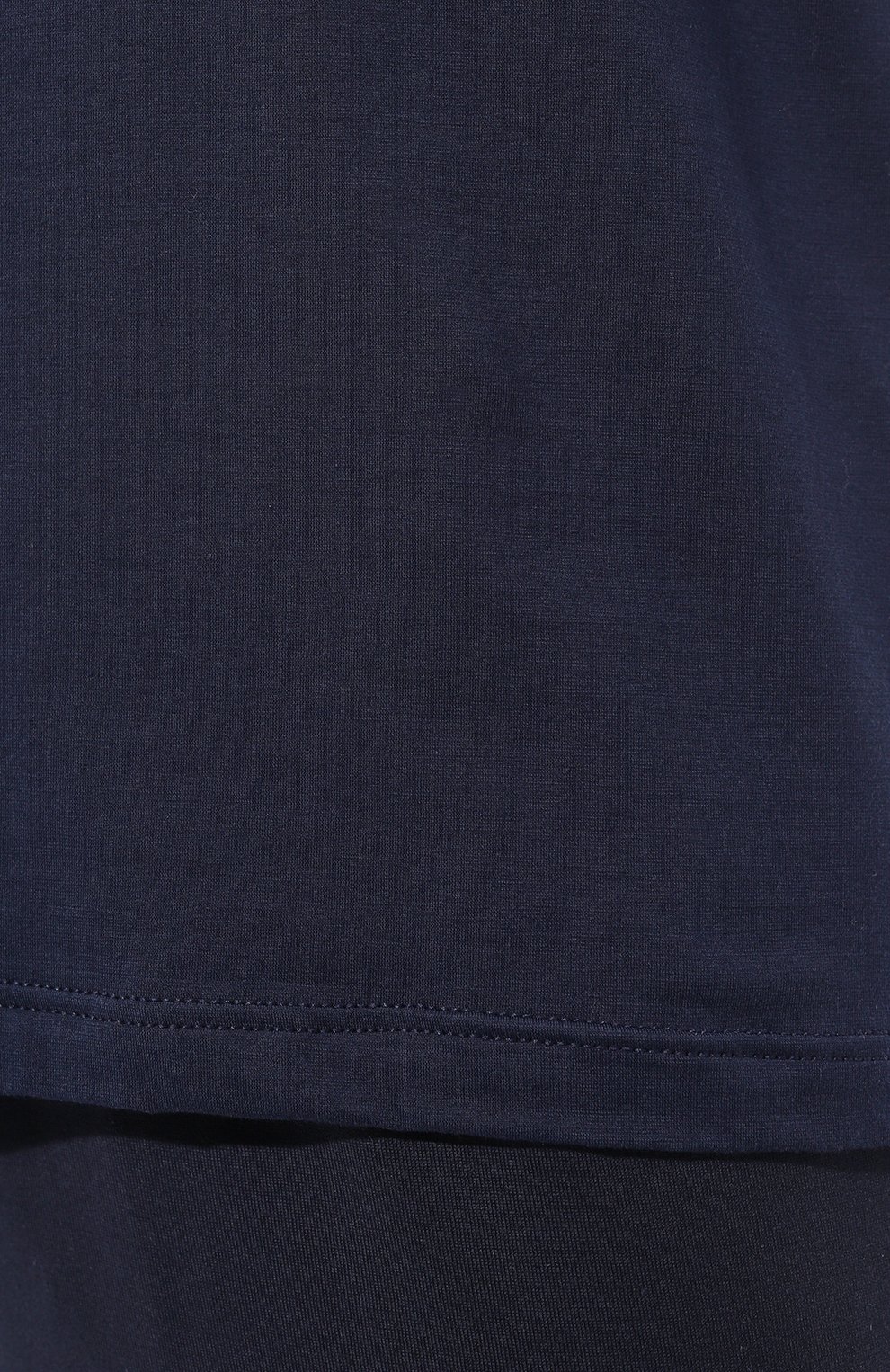 Мужская хлопковая футболка HANRO темно-синего цвета, арт. 073089. | Фото 5 (Кросс-КТ: домашняя одежда; Рукава: Короткие; Длина (для топов): Стандартные; Материал сплава: Проставлено; Материал внешний: Хлопок; Драгоценные камни: Проставлено)