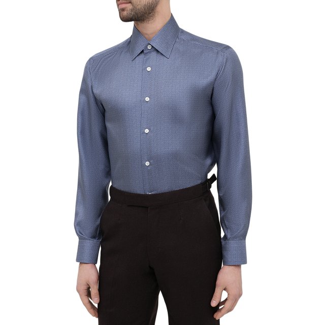 Шелковая сорочка Brioni  RCB40N/P007R Фото 3