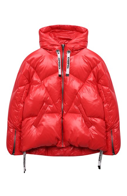 Детская пуховая куртка KHRISJOY красного цвета по цене 74500 руб., арт. BFPK036B/NYL | Фото 1