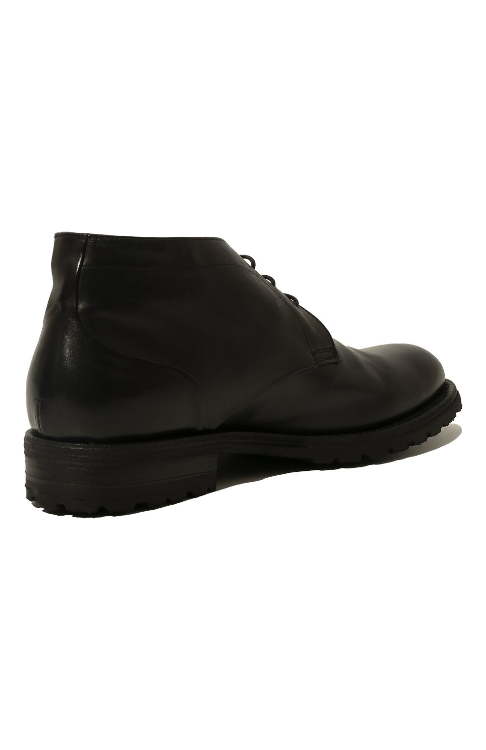 Мужские кожаные ботинки PANTANETTI черного цвета, арт. 15813EM/SHIVER | Фото 5 (Материал утеплителя: Натуральный мех; Мужское Кросс-КТ: Ботинки-обувь; Подошва: Плоская)