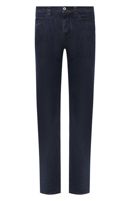 Мужские джинсы LORO PIANA темно-синего цвета по цене 62850 руб., арт. FAF8892 | Фото 1