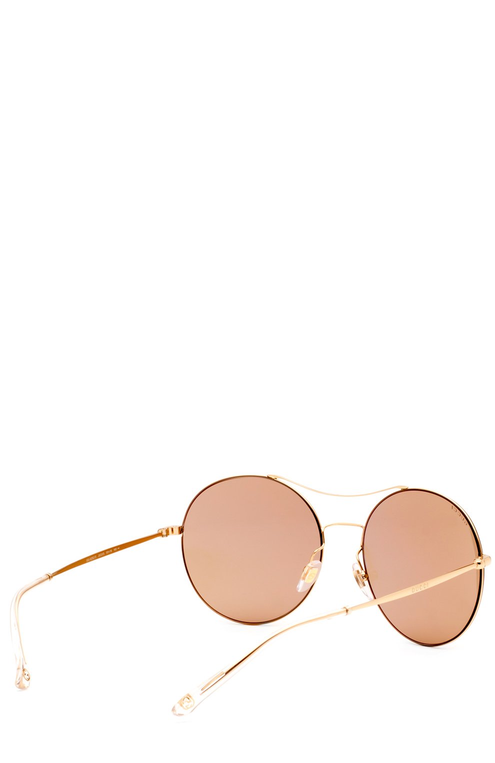 Женские солнцезащитные очки GUCCI золотого цвета, арт. 4252 J5G | Фото 3 (Тип очков: С/з)