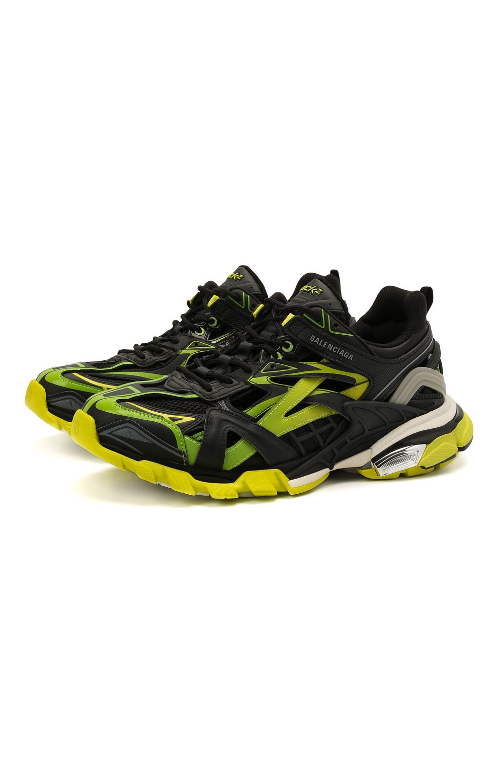 Balenciaga men's track 2 best sale colorblock sneakers