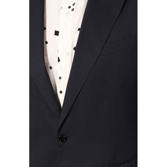 Пиджак из смеси хлопка и шелка Dolce & Gabbana G2NW0T/FU5SZ Фото 5