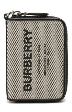 Мужской текстильное портмоне BURBERRY серого цвета, арт. 8039254 | Фото 1 (Материал: Текстиль)