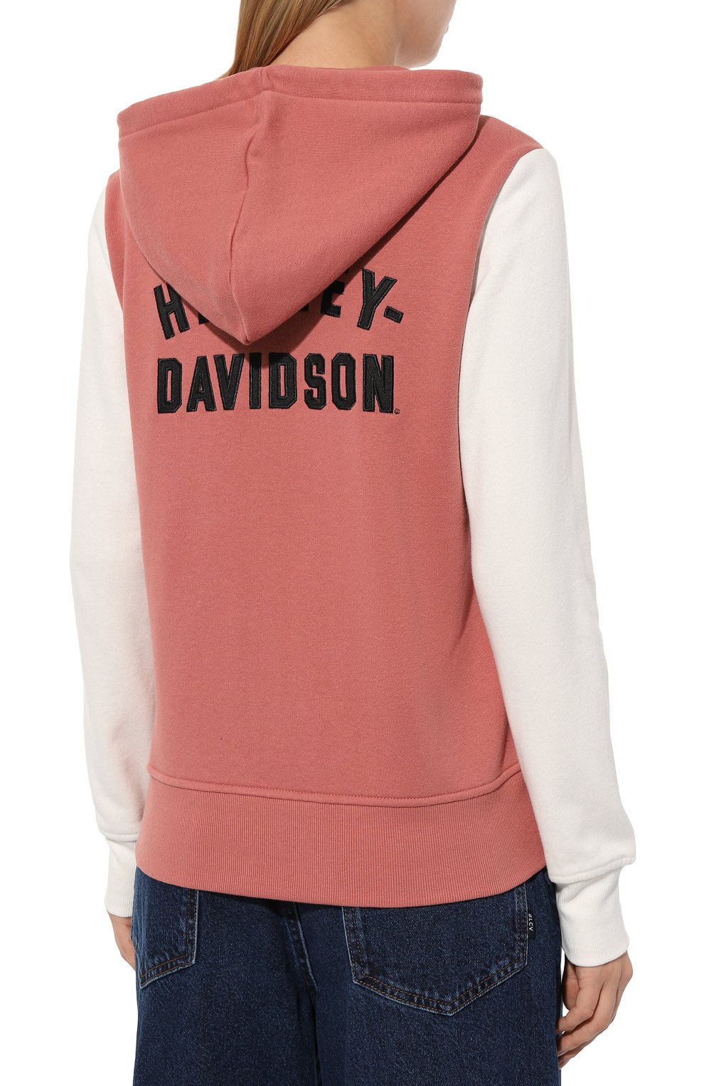 Harley davidson sleeveless on sale hoodie