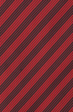 Мужской шелковый галстук LANVIN красного цвета, арт. 3166/TIE | Фото 3 (Принт: С принтом; Материал: Текстиль, Шелк)