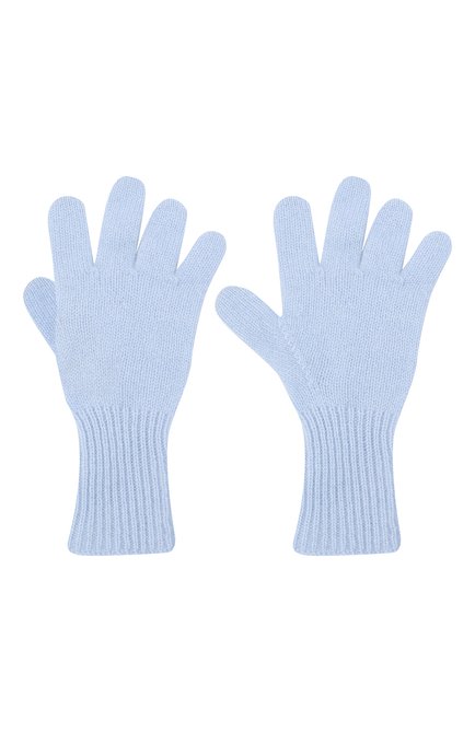 Детские кашемировые перчатки GIORGETTI CASHMERE голубого цвета, арт. MB1699/12A | Фото 2 (Материал: Кашемир, Шерсть, Текстиль; Региональные ограничения белый список (Axapta Mercury): RU)